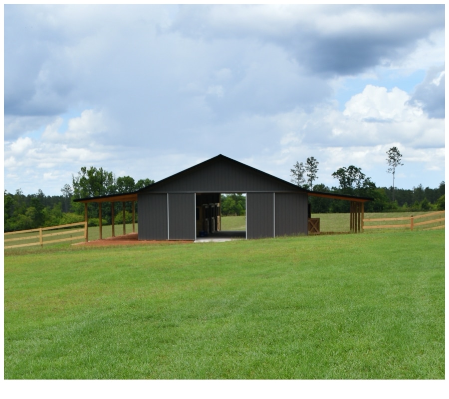 36x48x10 Horse Barn & Equestrian Post Frame Building